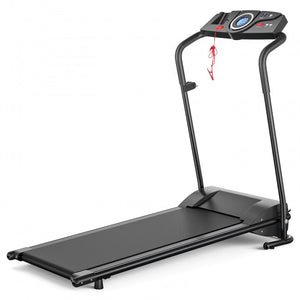 1 HP Electric Power Folding Treadmill Machine - Self Care Fitnezz