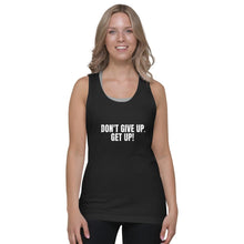 Load image into Gallery viewer, Don&#39;t Give Up Classic Tank Top (unisex) - Self Care Fitnezz