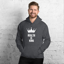 Load image into Gallery viewer, Health Is King Unisex Hoodie - Self Care Fitnezz