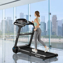 Load image into Gallery viewer, Folding Running Treadmill w/ LED Touch Display-Black (2.25HP) - Self Care Fitnezz