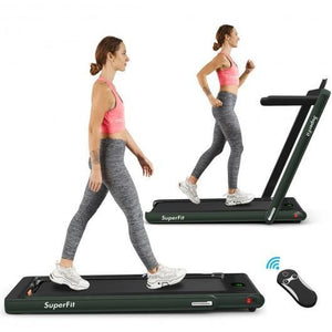 Folding Treadmill with Bluetooth Speaker Remote Control - Self Care Fitnezz