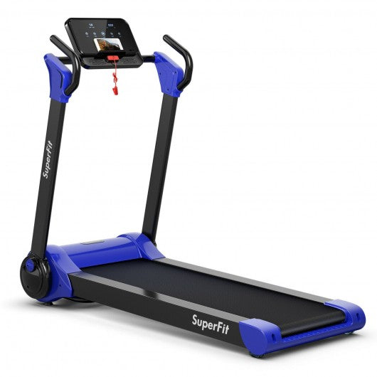 2.25 HP Electric Folding Running Treadmill with LED Display - Self Care Fitnezz